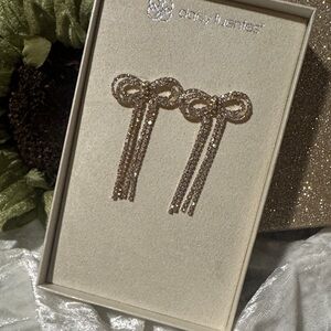 Daisy Fuentes Gold Bow Earrings